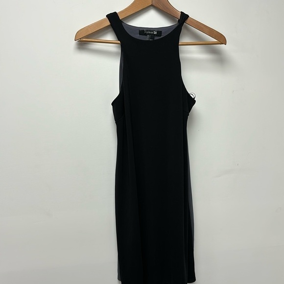Forever 21 two-tone gray and black sleeveless dress size S - Picture 1 of 7